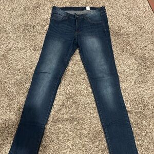 Women's Straight Leg Jeans - Blue